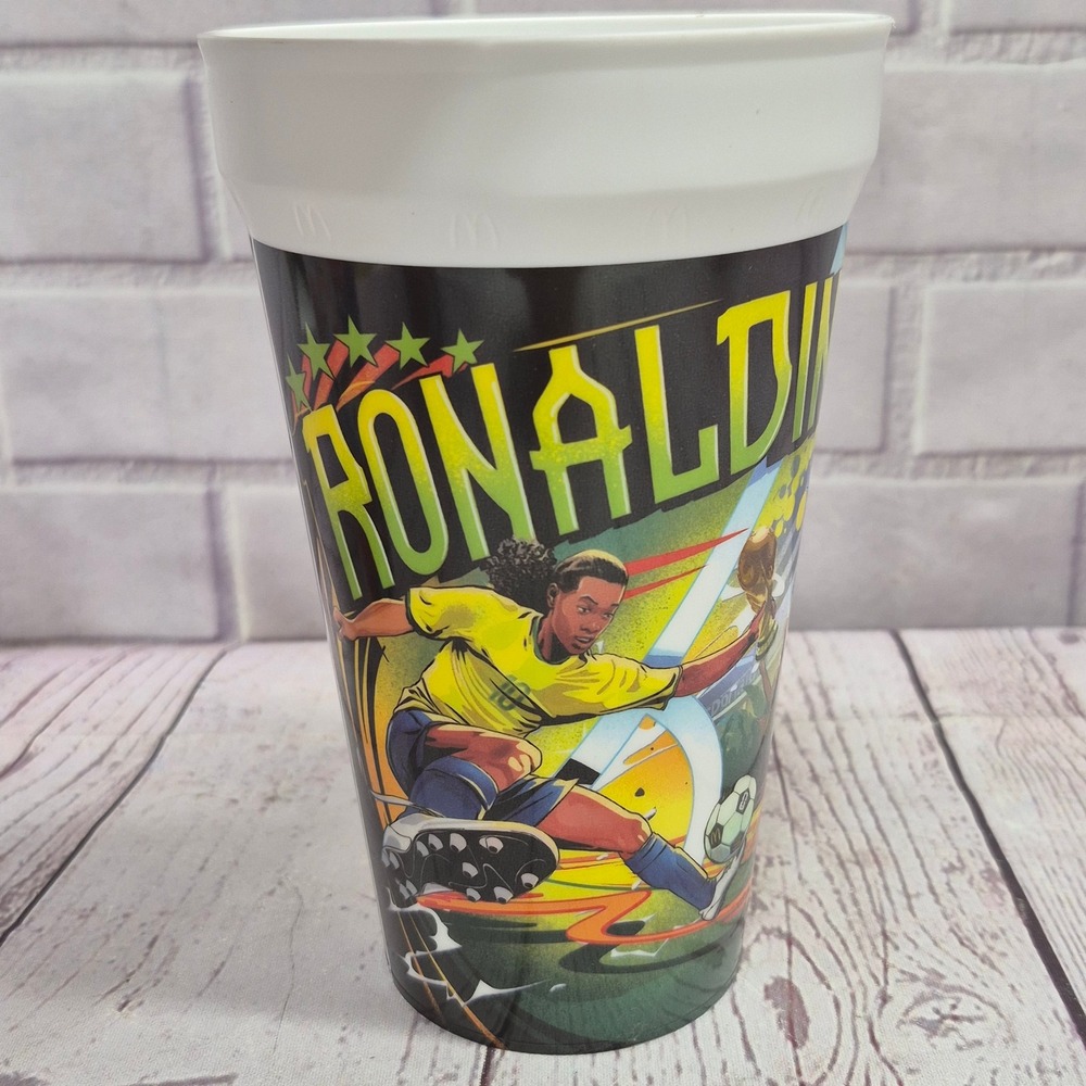 McDonalds 2026 Collectors Edition Cup Ronaldinho Soccer FIFA Brazil Plastic Cup